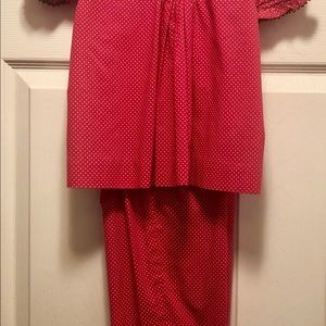 Little girls DISNEY Mickey Mouse pant suit.